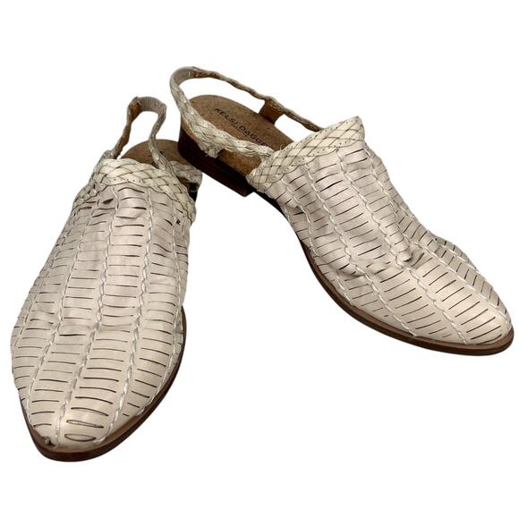 Kelsi Dagger Brooklyn Spencer Slingback Mule Macaroon Cream 10 - Picture 1 of 11